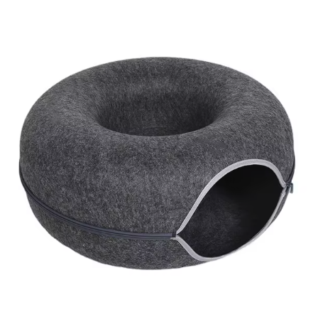 2-in-1 Interactive Cat Bed and Tunnel