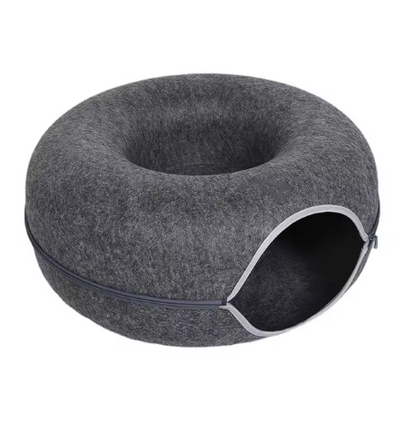 2-in-1 Interactive Cat Bed and Tunnel